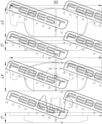 Brake Pad Set, disc brake