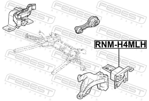 Mounting, manual transmission