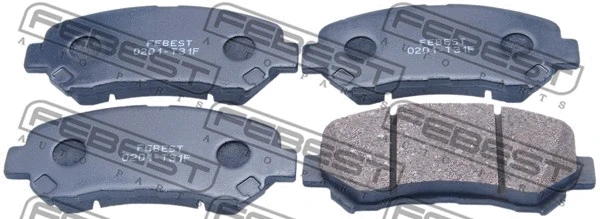 Brake Pad Set, disc brake (0201-T31F)