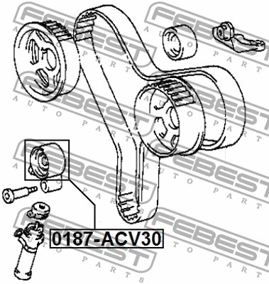 Tensioner Pulley, timing belt