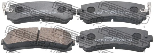 Brake Pad Set, disc brake (0201-WFGY61R)