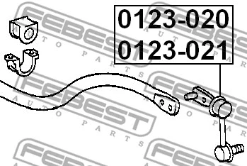 Link/Coupling Rod, stabiliser bar