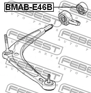 Mounting, control/trailing arm