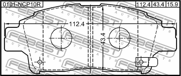 Brake Pad Set, disc brake