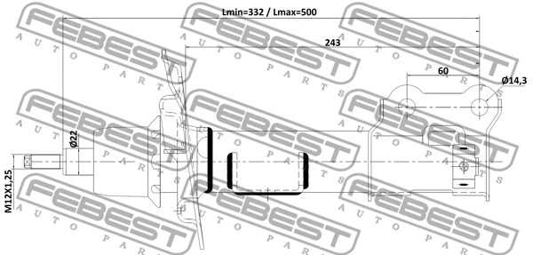 Shock Absorber (12110-014FL)