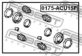 Repair Kit, brake caliper