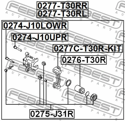 Brake Caliper Bracket Set
