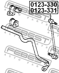 Link/Coupling Rod, stabiliser bar