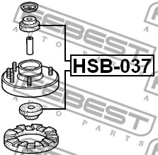 Spacer Bush, shock absorber