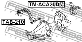 Mounting, differential