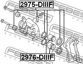 Piston, brake caliper