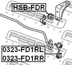 Link/Coupling Rod, stabiliser bar