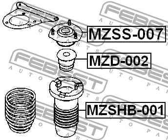 Protective Cap/Bellow, shock absorber
