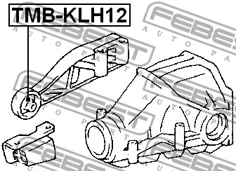 Mounting, differential