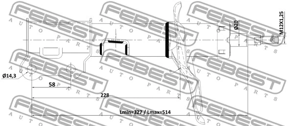 Shock Absorber (22110-001FR)