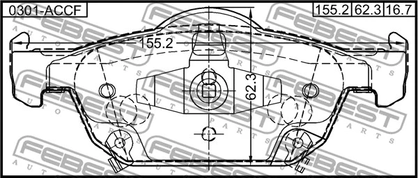 Brake Pad Set, disc brake