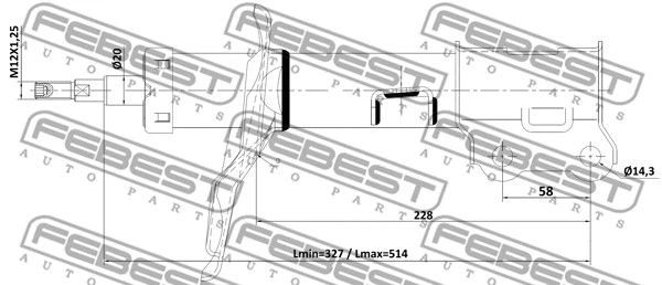Shock Absorber (22110-001FL)