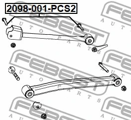 Fastening Bolt, control arm