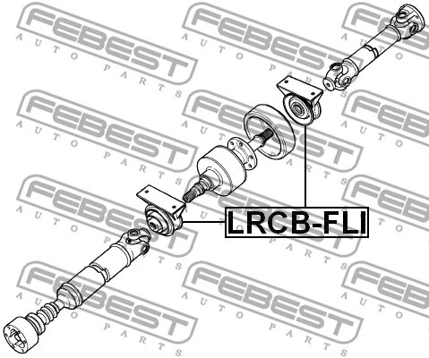 Bearing, propshaft centre bearing
