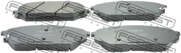 Brake Pad Set, disc brake (1201-VCF)