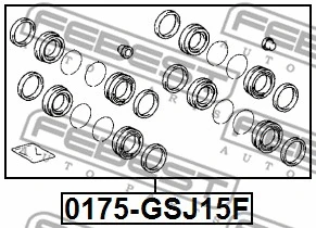Repair Kit, brake caliper