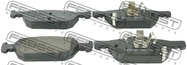 Brake Pad Set, disc brake (0301-ACCF)