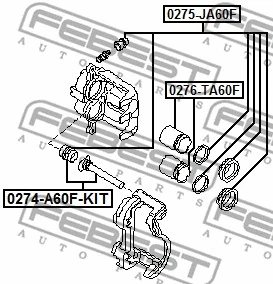 Guide Bolt, brake caliper