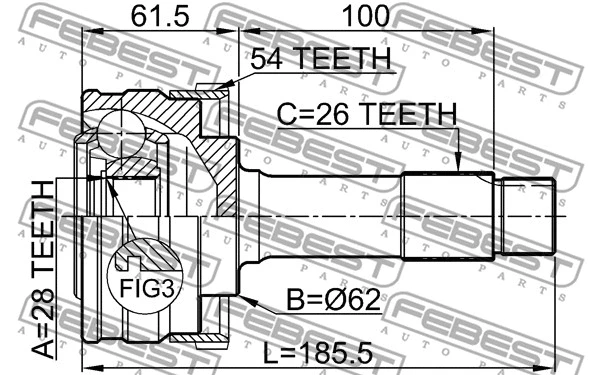 Joint Kit, drive shaft