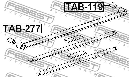 Bushing, leaf spring