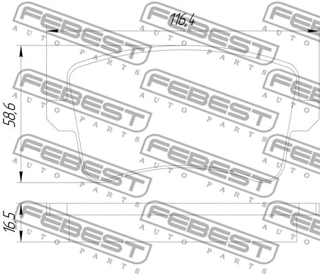 Brake Pad Set, disc brake