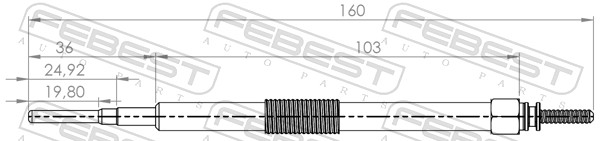 Glow Plug (01642-005)