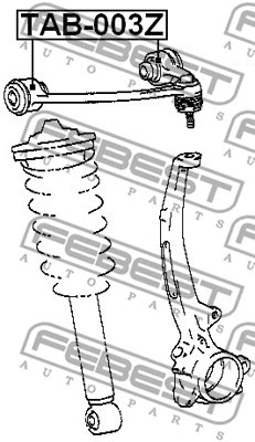 Mounting, control/trailing arm