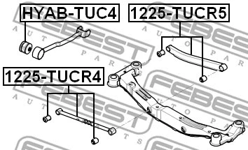 Control/Trailing Arm, wheel suspension