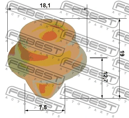 Retaining Clip, door panel
