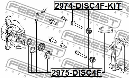 Repair Kit, brake caliper