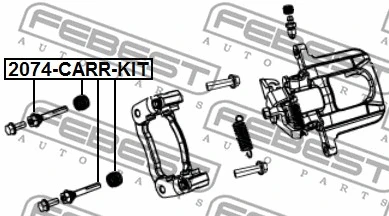 Guide Bolt, brake caliper