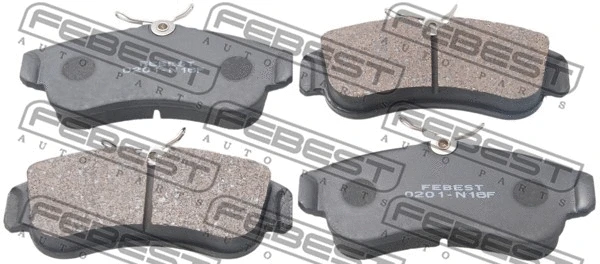 Brake Pad Set, disc brake (0201-N16F)