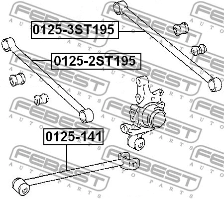 Control/Trailing Arm, wheel suspension