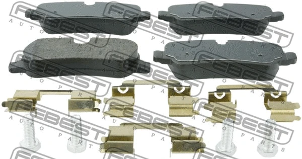 Brake Pad Set, disc brake (2901-DIIIR)