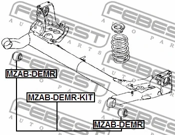 Repair Kit, axle beam
