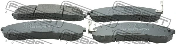 Brake Pad Set, disc brake (2201-K2500F)