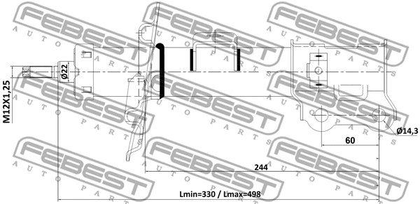 Shock Absorber (22110-004FL)