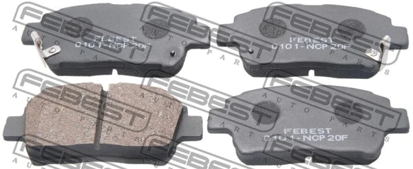 Brake Pad Set, disc brake (0101-NCP20F)