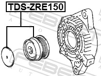 Belt Pulley, alternator