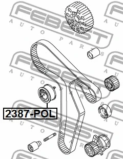 Tensioner Pulley, timing belt