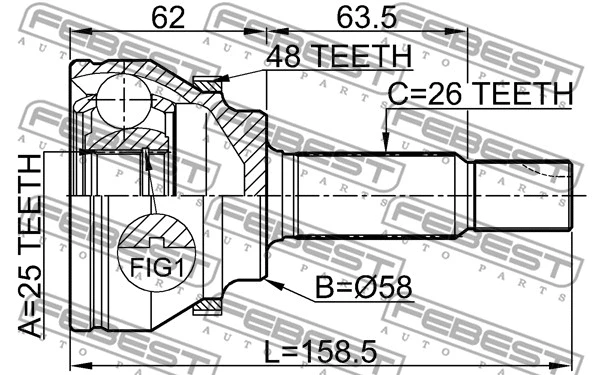 Joint Kit, drive shaft