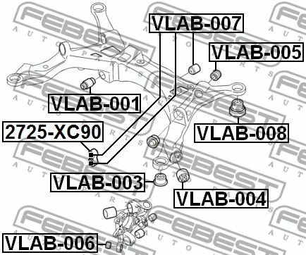 Control/Trailing Arm, wheel suspension