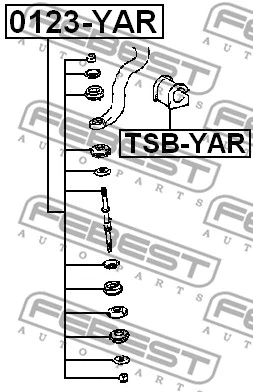 Mounting, stabiliser bar