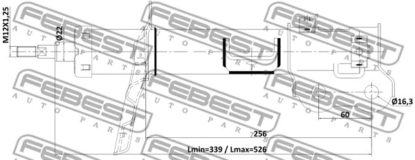 Shock Absorber (22110-002FR)