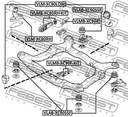 Bushing, axle beam